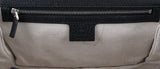Black Bamboo Top Handle Bag