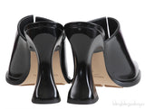 Bottega Veneta Leather Cha-Cha Heeled 100 Mules