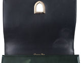 CHRISTIAN DIOR Diorama Emerald Green Flap Shoulder Bag