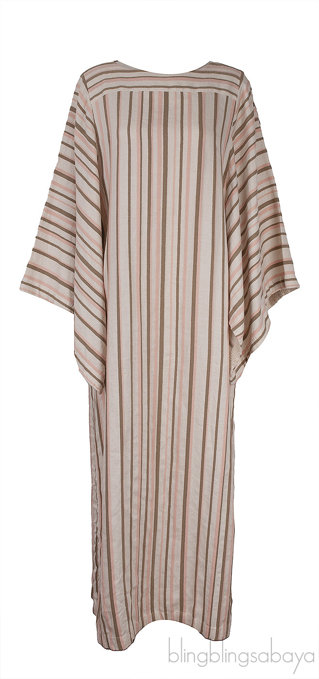 Veronica Stripe Maxi Kaftan Dress