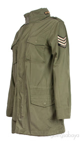 Army Green Polyester Jacket