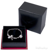 Bell & Fish Motif Diamond WG Bracelet