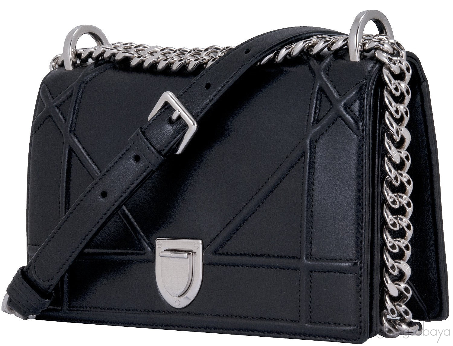 Diorama Black Small Flap Bag