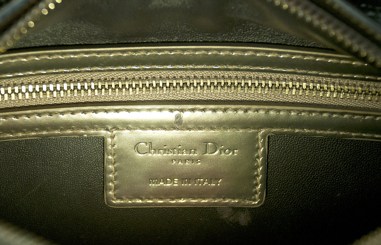 Gold Ebony Graded Metallic Lady Dior