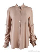 Donna Nude Long Sleeve Shirt
