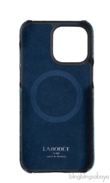 Card Holder Blue Crocodile iPhone 15 Pro Max Case
