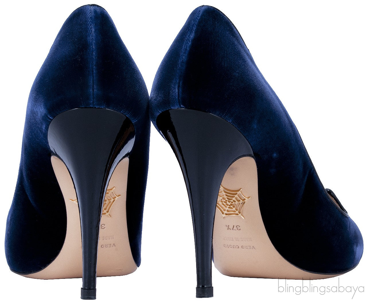 Kitty Velvet Pumps