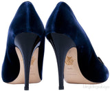 Kitty Velvet Pumps