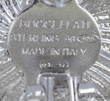 Buccellati Blossoms Gardenia Silver and Vermeil Button Earrings
