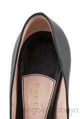 Black Strappy Pointed Toe Heels