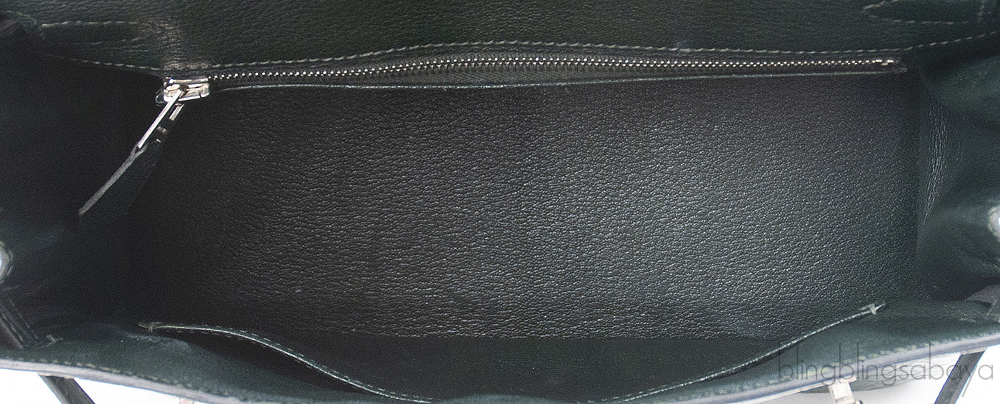 Hermes Birkin 25 Vert Cypress Matte Alligator PHW