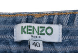 Blue Textured Denim Jeans