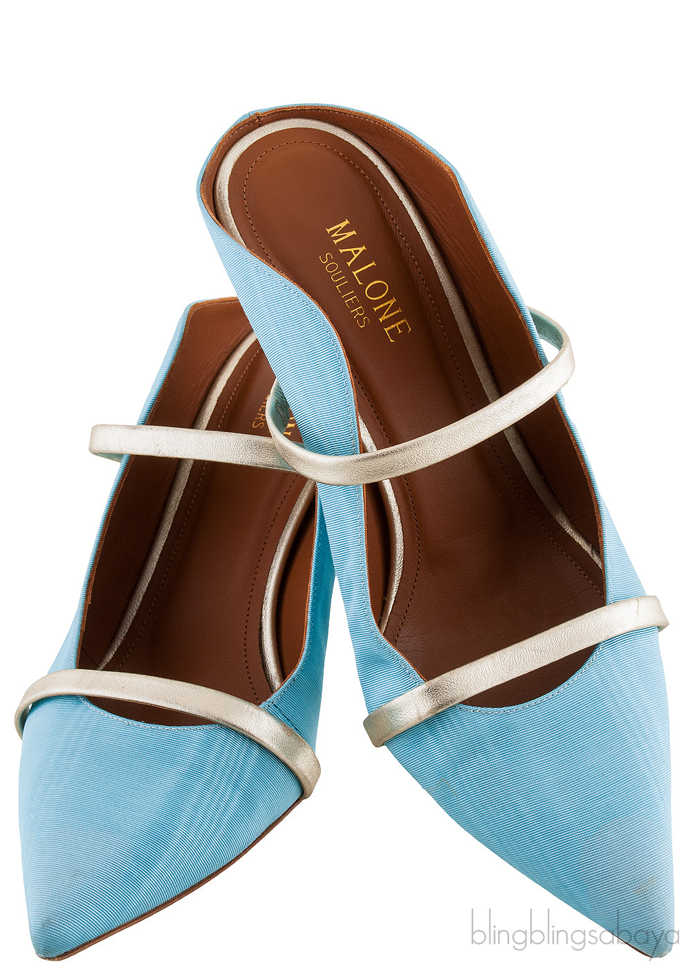 Maureen Sky Blue Mules