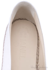 CC White & Black Espadrille