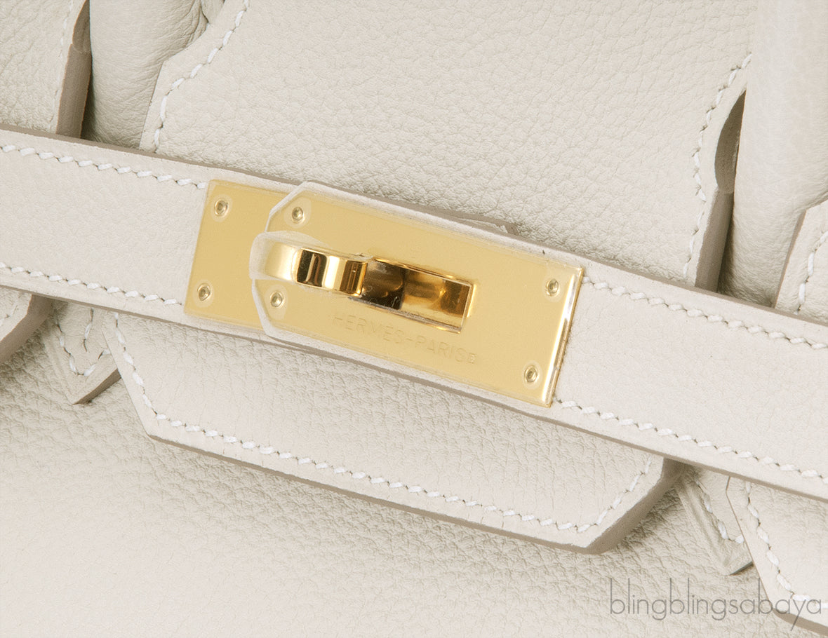 Birkin 30 Craie Togo GHW
