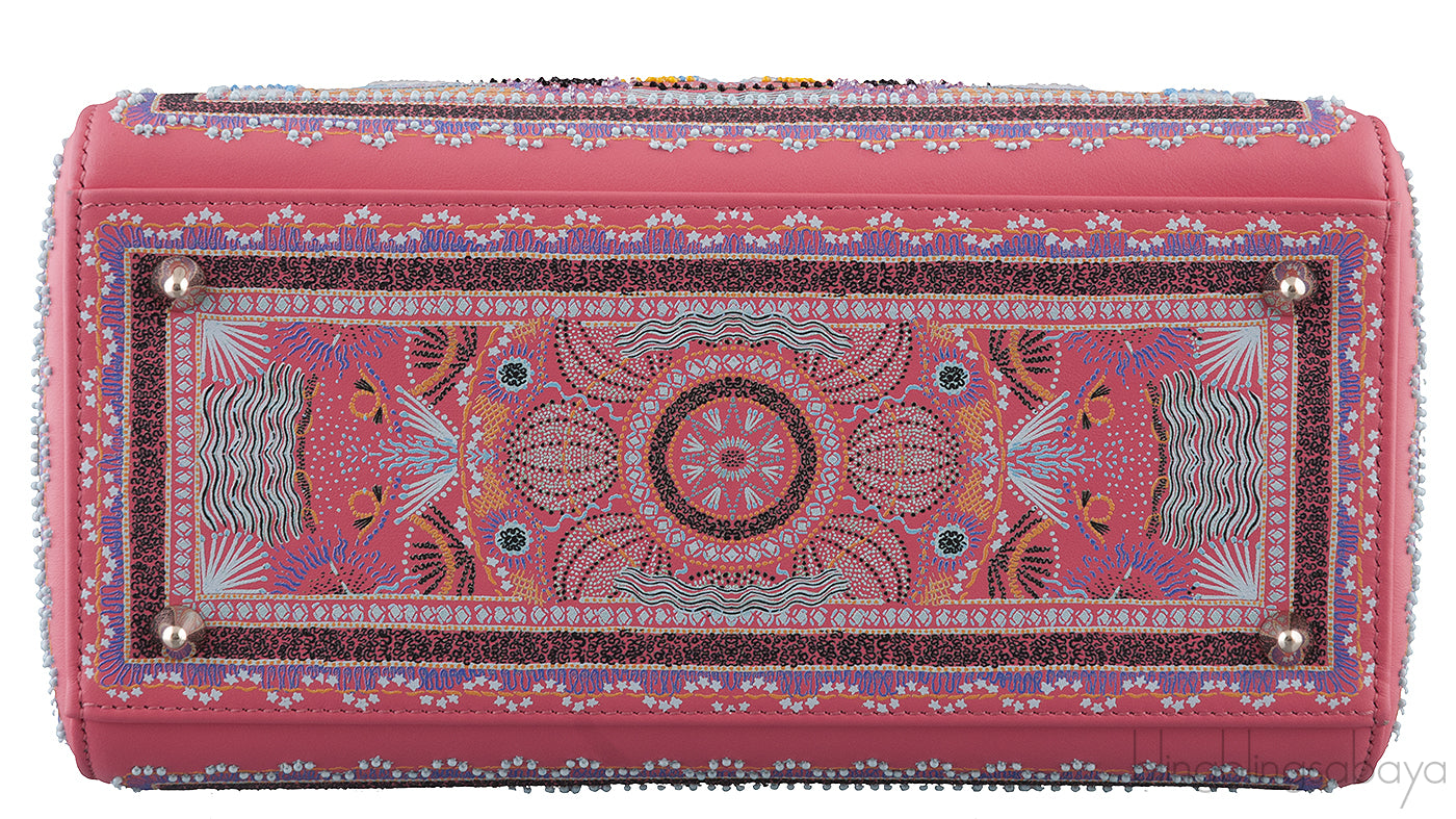Lady Dior Multicolor Light Pearls & Thread Embroidery
