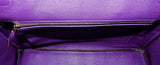Birkin 35 Purple Crocodile GHW