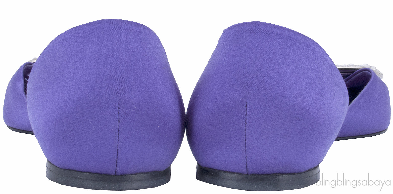 10 MM Purple Swarovski Flat