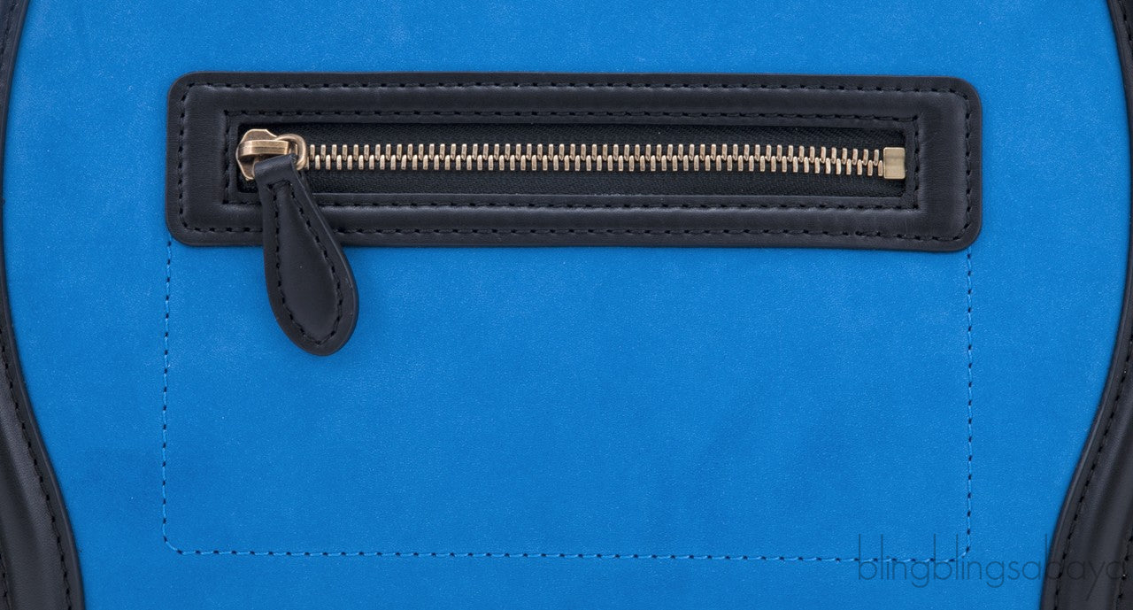 Mini Luggage Tricolor Blue