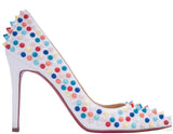 Pigalle Multicolor Spiked Leather Pump