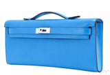 Kelly Cut Blue Azteque Clutch