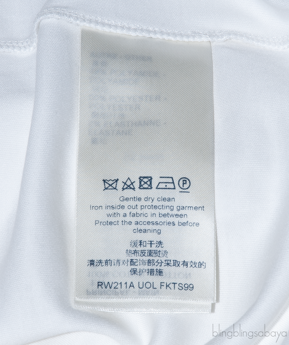 Ace of Spade Longback White T-shirt