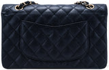 Classic CC Black Quilted Medium Flap