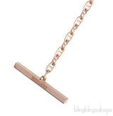 Hermes Chaine d\'ancre Contour Rose Gold Diamond Bracelet