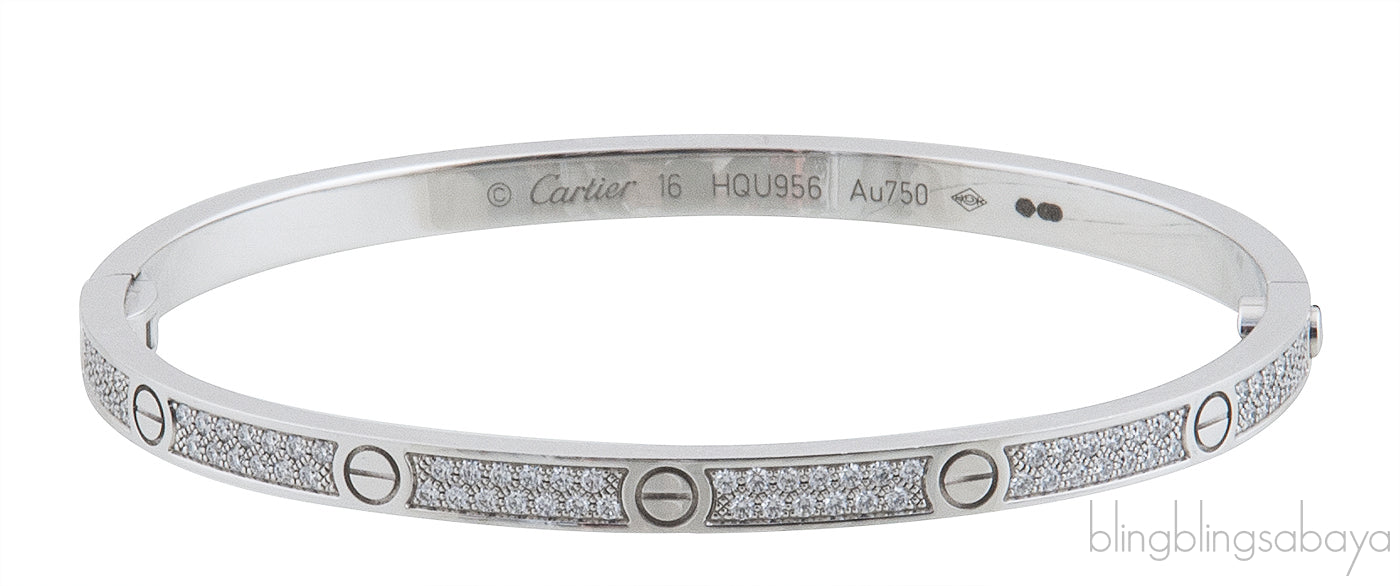 Love Pave Diamond Bracelet
