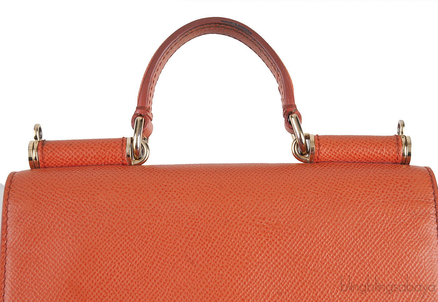 Orange Dauphine Mini Bag