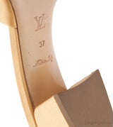 Madeleine Gold Satin Mule