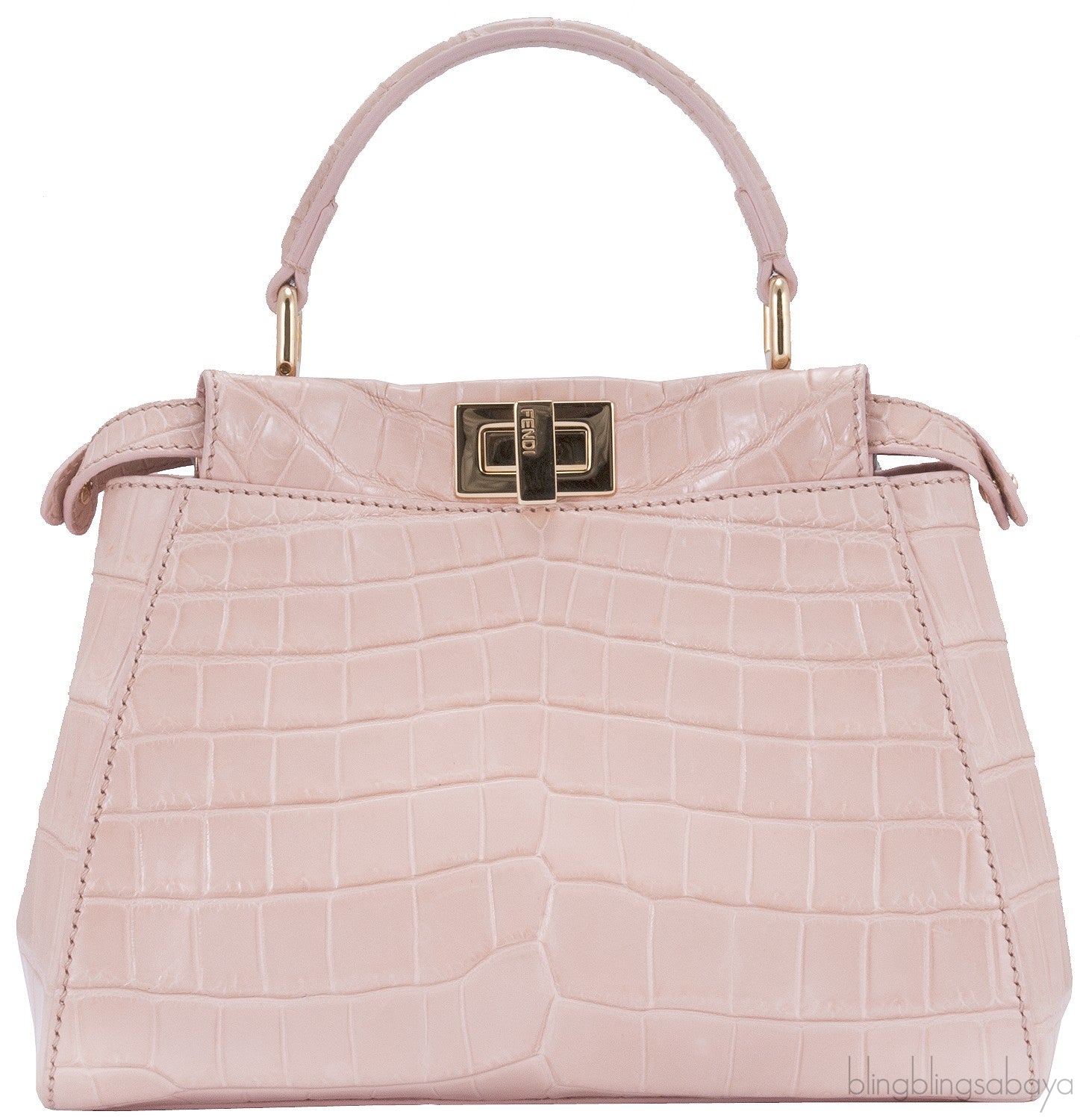 Mini Baby Pink Crocodile Peekaboo