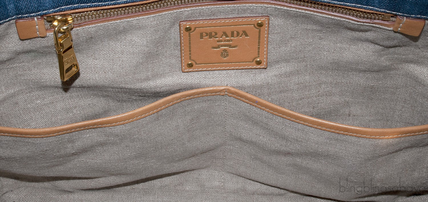 Blue Denim Shoulder Bag