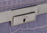 Christian Dior Mitzah Lilac  Crocodile Medium Tote