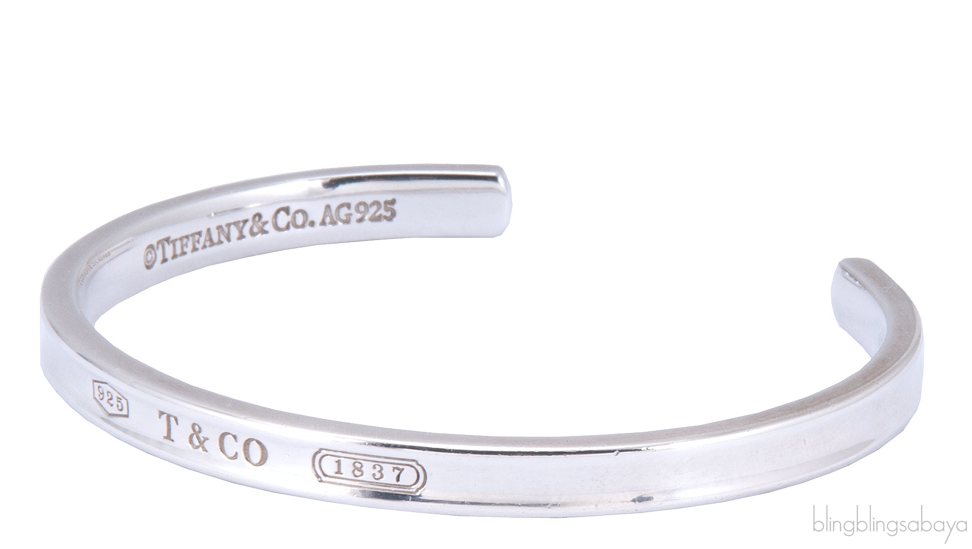 Narrow Silver Bangle