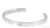 Narrow Silver Bangle
