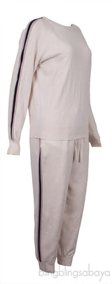 Off-white Black & Purple Trim Track Suit