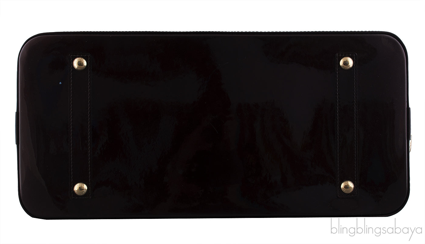 Louis Vuitton Alma Amarante Monogram Vernis XL Bag
