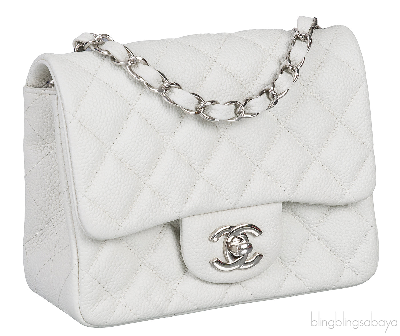 Mini Off-white Square Shoulder Bag