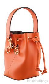 Mon Tresor Mini Bucket Orange Bag