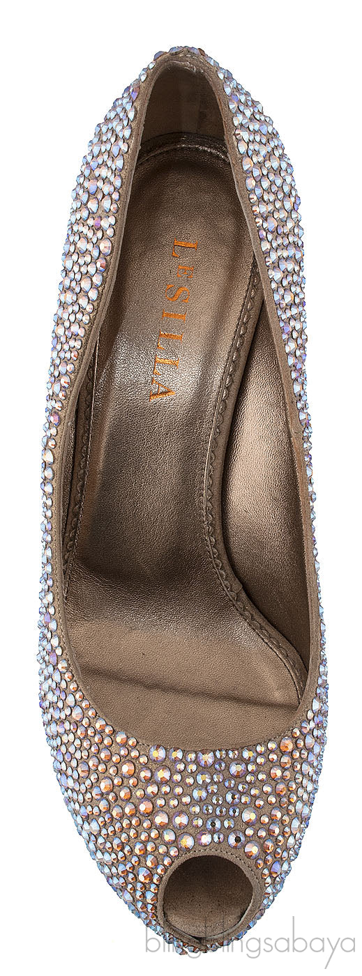 Crystal Embellished Pump