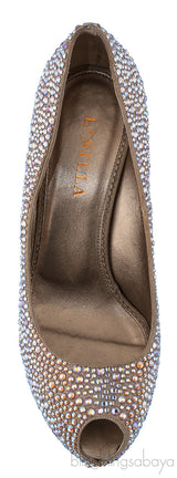 Crystal Embellished Pump