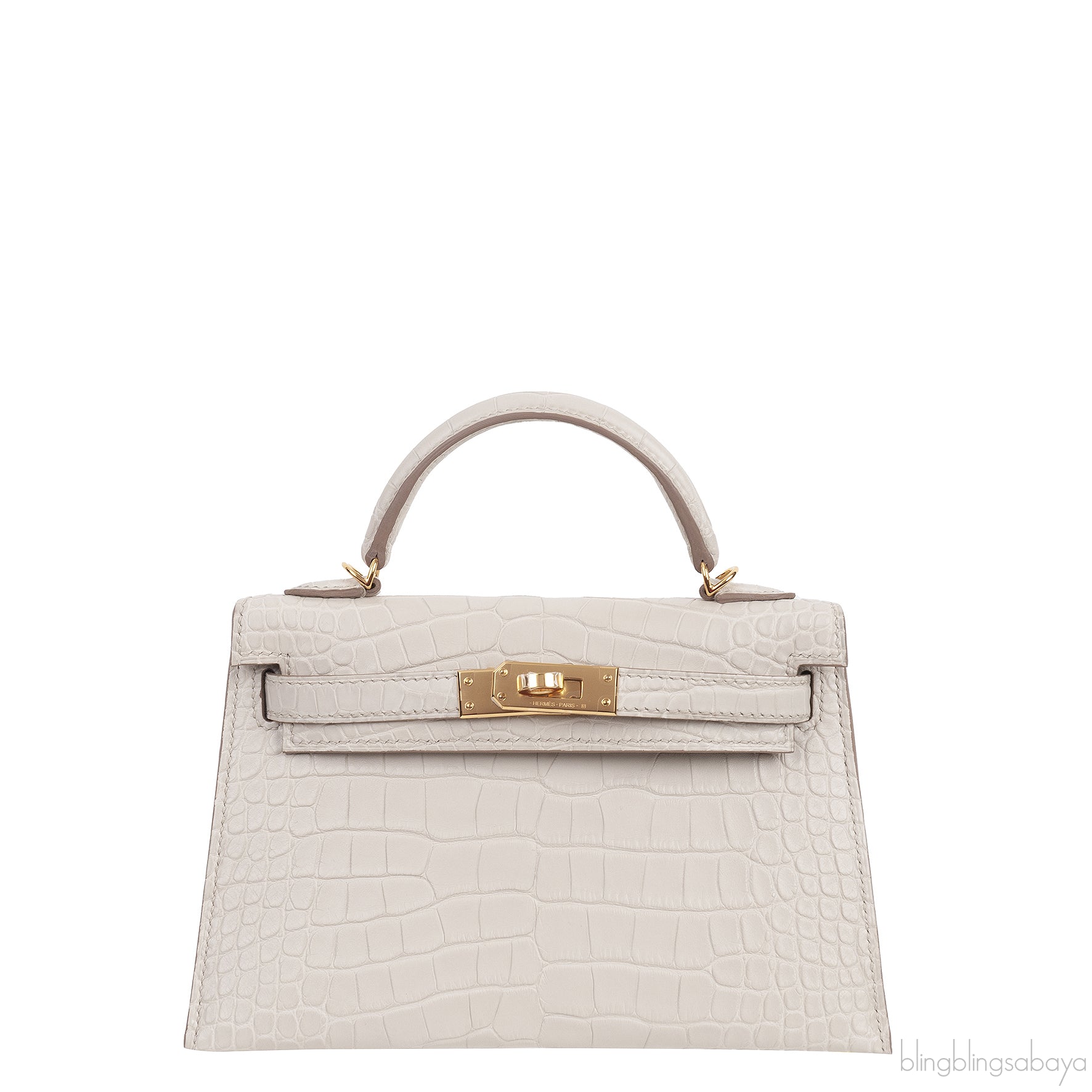 Kelly 20 Alligator Matte Beton GHW
