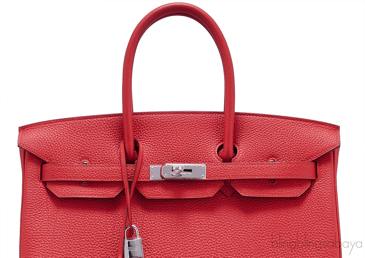 Birkin 35 Togo Capucine PHW