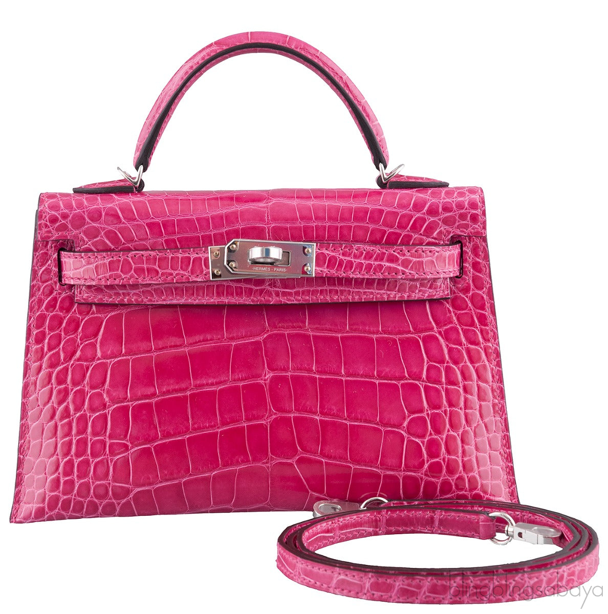 Kelly 20 Rose Mexico Crocodile PHW
