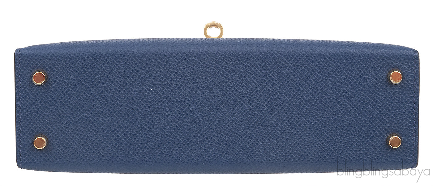 Kelly 20 Epsom Navy Blue GHW