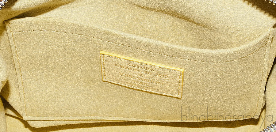 Monogram Denim Shoulder Bag