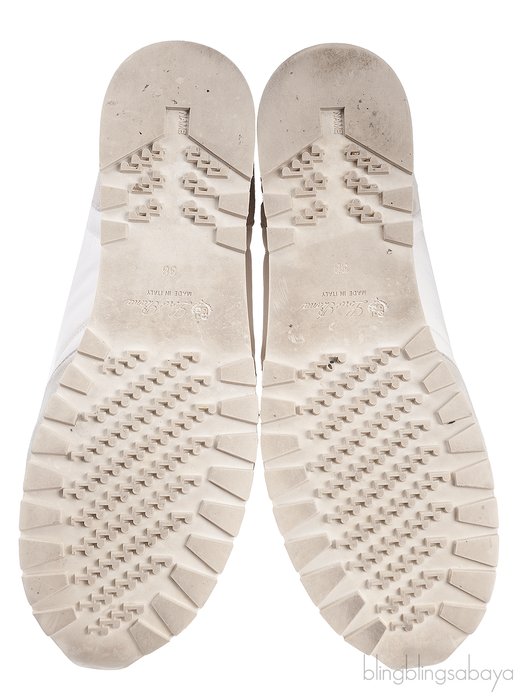 Loro Piana My Wind White Microfibre and Grey Suede Sneakers