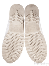 Loro Piana My Wind White Microfibre and Grey Suede Sneakers