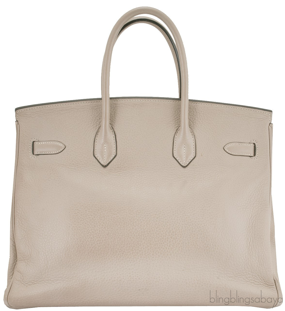 Birkin 35 Gris Tourterelle GHW